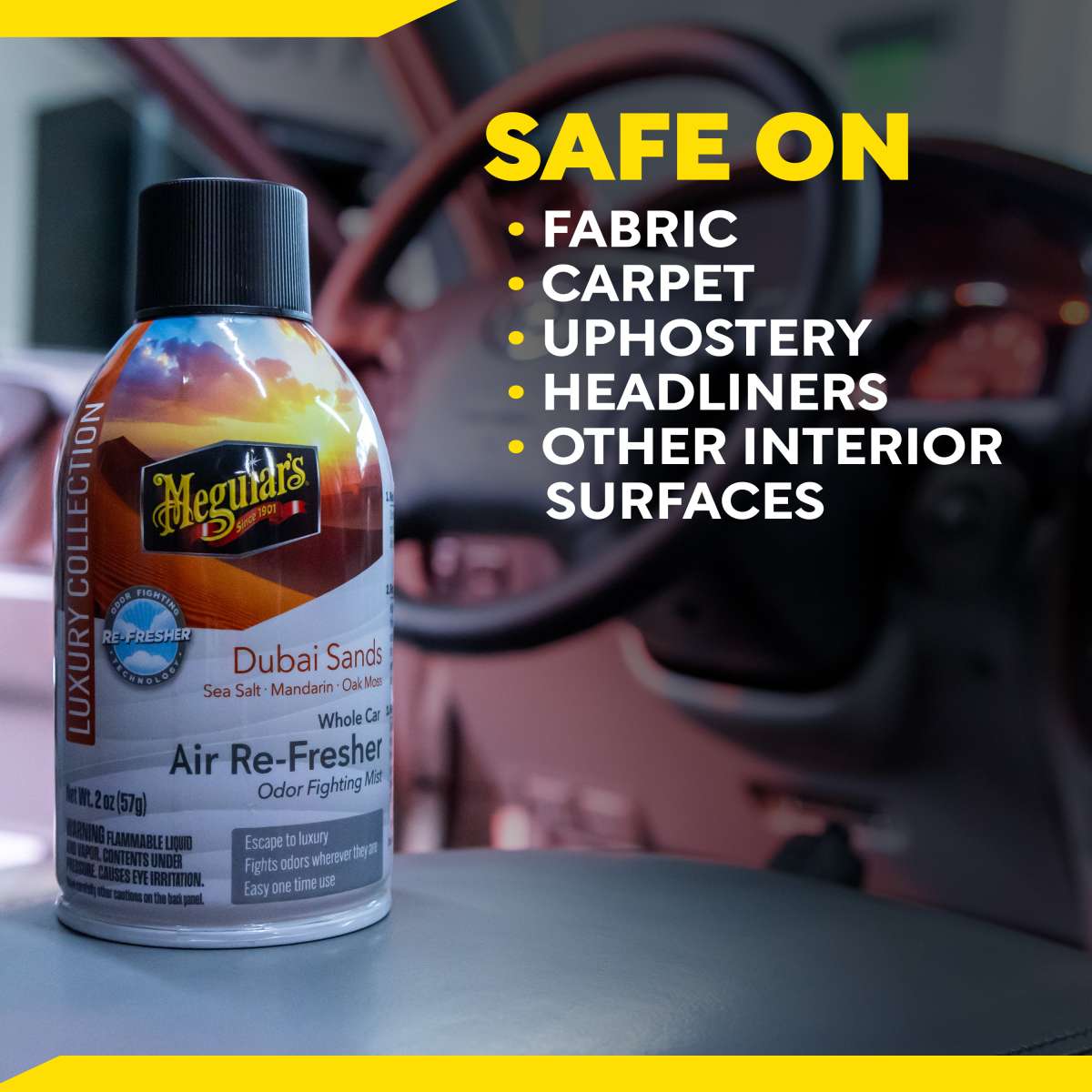 Meguiar's Whole Car Air Re-Fresher Odor Elimiator - Dubai Sands